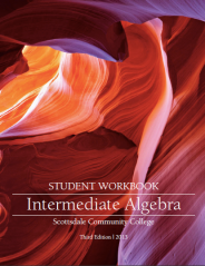 Intermediate Algebra Workbook Image
